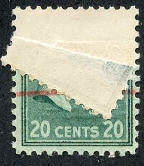 US 825 Error Paper Splice Doubled Paper