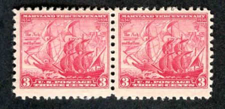 US 736c Error VF - XF Carmine Lake PSE Cert