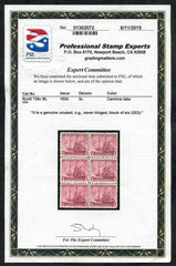 US 736c Error VF - XF Carmine Lake PSE Cert