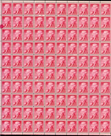 US 1033 Error Full sheet with 3/8" "Blob" over position 11