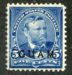 US Guam 5 Possessions VF LH