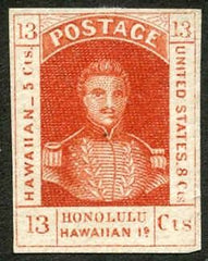 US Hawaii 006 Possessions VF Unused Rich Color