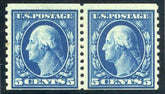 US 447 Washington / Franklin F - VF LH cv $100