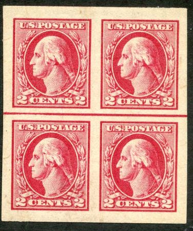 US 532 Washington / Franklin XF NH Line Block cv $230
