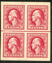 US 532 Washington / Franklin XF NH Line Block cv $230