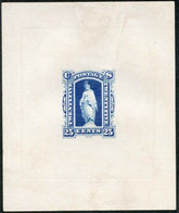 US PR9E2a Blue Die Proof Essay on India