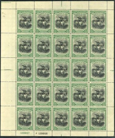 US Possessions - Philippines 424 Sheet cv $625 as Singles