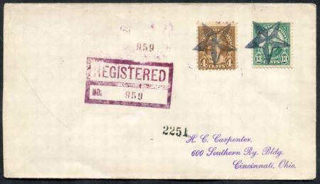 US Ohio, Osborn 622, 636 Fancy Cancel Cover, Star