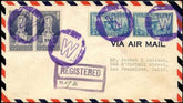 US Illinois, Wing 628, 650, Fancy Cancel Cover