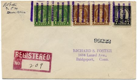 US Ohio, Dawn 632, 636, 639 Fancy Cancel Cover