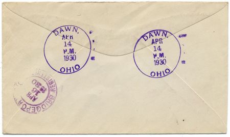 US Ohio, Dawn 632, 636, 639 Fancy Cancel Cover