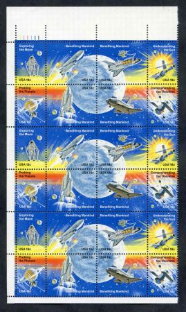 US 1912 - 1919d Untagged Half Sheet