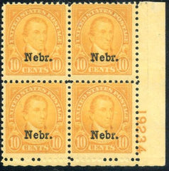 US 0679 Ave - F NH Plate Block 19234 LR