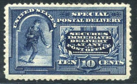 US E4 Special Delivery VF H Crease - looks great! cv 900.00