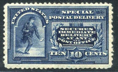 US E4 Special Delivery VF H Crease - looks great! cv 900.00