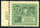 US E7 Special Delivery F - VF 2 plate number singles cv $130+