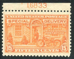 US E13 Special Delivery VF - XF Mint LH Plate Number Single cv $40