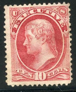 US O14 Official F No Gum - 1 short perf cv 600.00