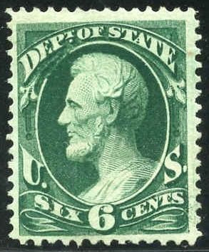 US O60 Officials VF No Gum cv $85