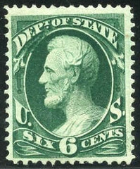 US O60 Officials VF No Gum cv $85