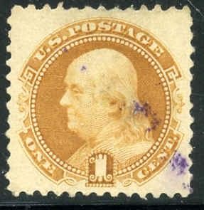 US 133 Pictorials VF Used tiny thin specks - light cancel