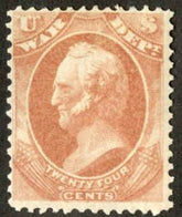 US O91 Official Fine Hinged OG cv $85