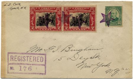 US New Jersey, Allendale 563, 651 Fancy Cancel Cover, Star