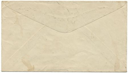 Autograph of Mary Lord Harrison, 2nd Wife to President, Free Frank Cover
