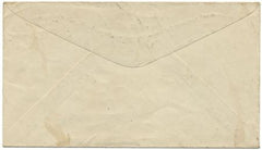 Autograph of Mary Lord Harrison, 2nd Wife to President, Free Frank Cover
