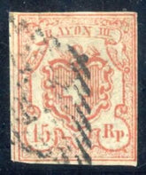 Switzerland 12 F - VF Used - Renggli Cert cv $100