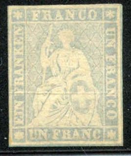 Switzerland 31 F - VF Mint Hinged cv $1,400