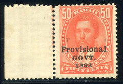 US Possessions - Hawaii 72f Mint F NH Faint Double Ovpt Type III HPS Cert cv $1,600