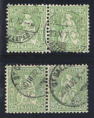 Switzerland 55, 65 Pairs