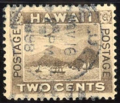 US Possessions - Hawaii 75 var F - VF Used Flying Goose Flaw APS Cert cv $400