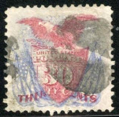 US 121 Pictorials VF Used Tiny Flaws PSE Cert cv $450