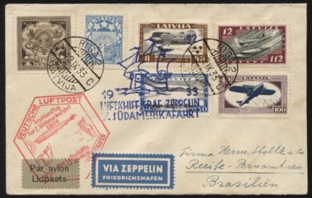 Latvia 1933 7th South America Flight