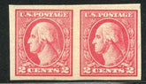 US 533 Washington / Franklin VF NH Pair cv 420.00