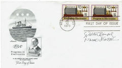 US 1500 FDC Signed by the designers, Walter & Naiad Einsel