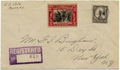 US Pennsylvania, Sharpsville 566, 651 Fancy Cancel Cover