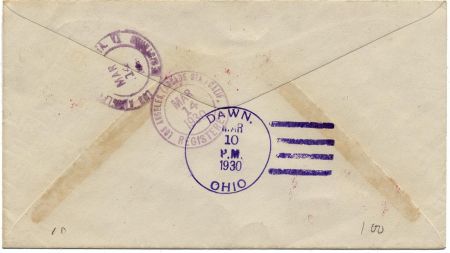 US Ohio, Dawn 565, 660, 669 Fancy Cancel Cover, Maltese Cross