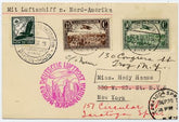 Luxembourg / Germany 1936 9th North American Flight Card