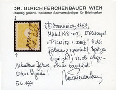 Austria 6a VF - XF Used Type I, with Certificate