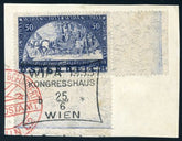 Austria B110a VF Used Margin Copy With WIPA and Airmail Cancels cv $575