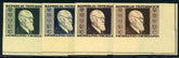Austria B185a - B188a VF - XF NH Renner Sheet Singles cv $260