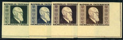 Austria B185a - B188a VF - XF NH Renner Sheet Singles cv $260