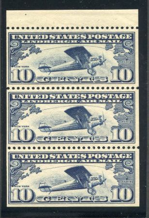 US C10a Airmail F - VF + NH Deep Blue Shade