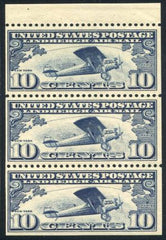 US C10a Airmail F - VF + NH Deep Blue Shade