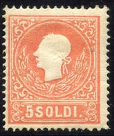 Austria - Lombardy - Venetia 10a F - VF OG Hinged Fresh cv $2,400