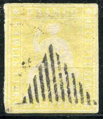 Switzerland 18 VF Used - Pale Shade, 4 Full Outer Frame Lines