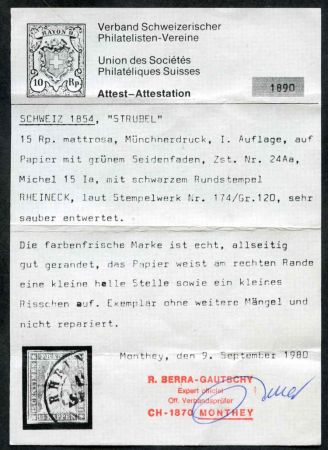 Switzerland Zum 24Aa XF Used